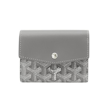 Goyard Saint Gabriel 帆布三折短夾(灰)