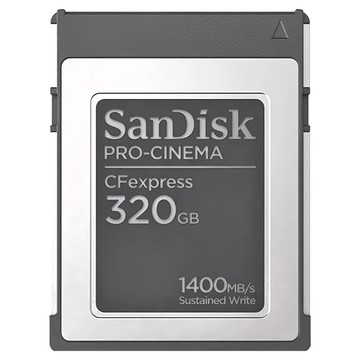 SanDisk 晟碟 公司貨 PRO-CINEMA CFexpress Type B 記憶卡  320GB  1個