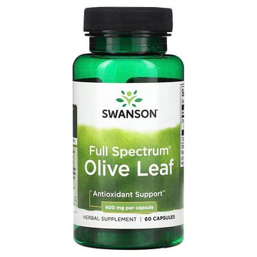 Swanson, 多面橄欖葉，400 毫克，60 粒膠囊