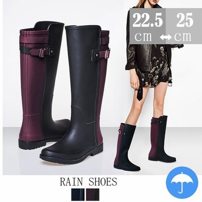 ロングレインブーツ レディース ロングレイン シューズブーツ 防水 大きいサイズ レインブーツ 上品 サイドゴア レインシューズ 雨靴 梅雨22 5 25ｃｍ 通販 Lineポイント最大get Lineショッピング