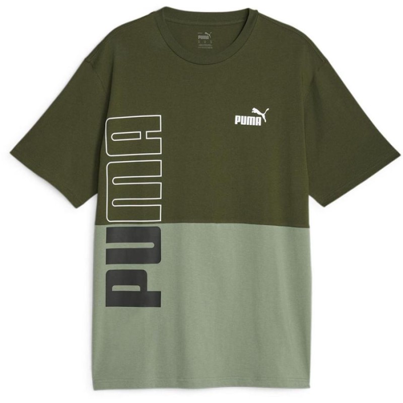 PUMA プーマ PUMA POWER カラーブロック Tシャツ 678375 31 | LINE