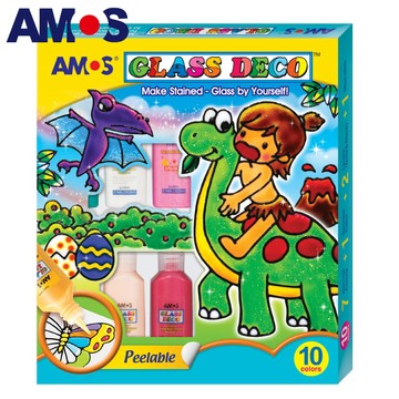 韓國 AMOS 10色玻璃彩繪組【APP滿額下單10%點數(單一帳號最高1500點)】8/31止