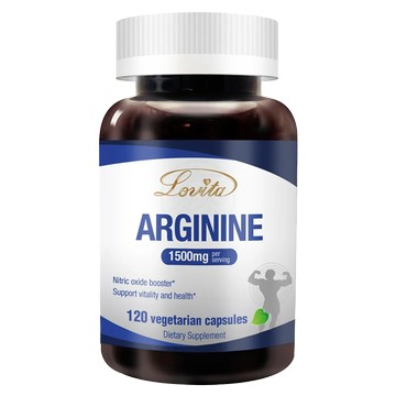 Lovita愛維他 精胺酸 添加松樹皮素食膠囊  120顆/瓶  左旋精氨酸 Arginine