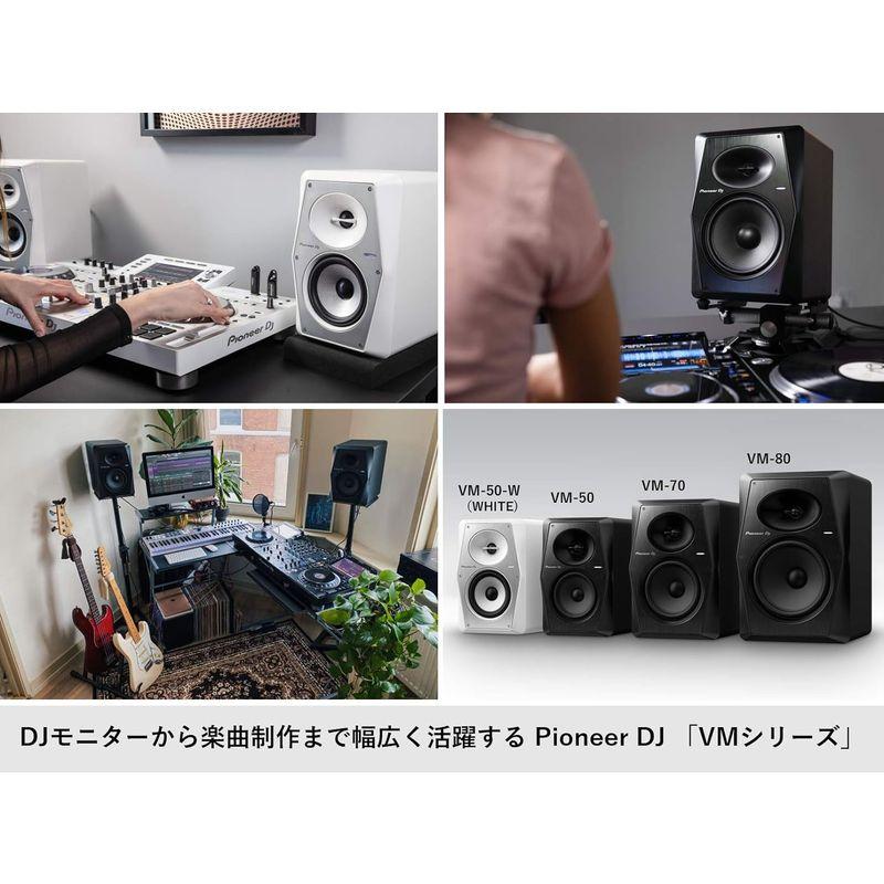 Pioneer DJ アクティブスピーカー VM-50-W (5.25inch 1台) WHITE