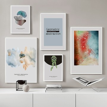 共生　藝術系列　裝飾掛畫　台灣製造 - B款－黑框-60*80cm