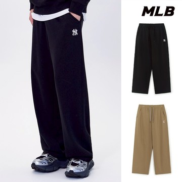 MLB 小Logo運動褲 休閒長褲 守護者/洋基隊 (3APTB0254-兩款任選)【官方旗艦店】