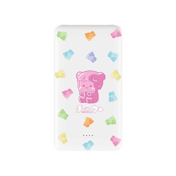 【插畫家聯名】啾啾妹QQ軟糖雙線快充10000mAh行動電源