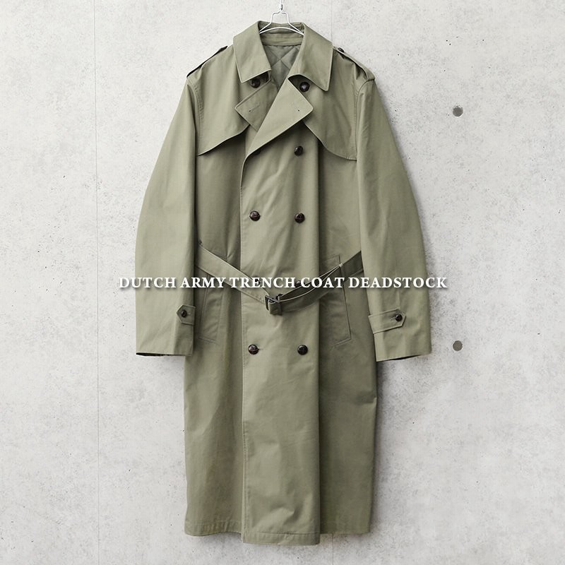 実物 新品 デッドストック オランダ軍 トレンチコート ライナー付き メンズ ミリタリーコート アウター ロングコート 軍服 軍モノ クーポン対象外 I 通販 Lineポイント最大0 5 Get Lineショッピング