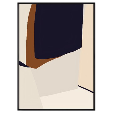BOLUO GALLERY 菠蘿選畫所 極簡主義 IV 掛畫 APGP3432B  40 x 30cm  黑色