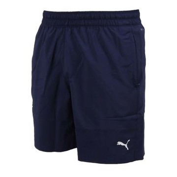 PUMA 男訓練系列TAD 7吋拉鍊口袋短風褲-五分褲 慢跑 訓練 52804606 丈青白