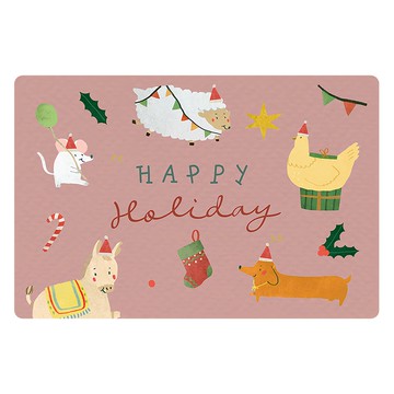 半島良品 防水防油隔熱皮革餐墊 30 x 45cm  聖誕園遊會  1個