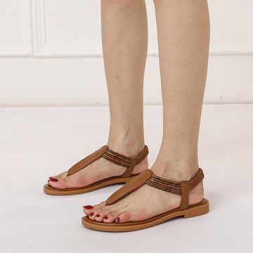 平底涼鞋女夏2025新款波西米亞仙女風百搭學生平跟軟底防滑羅馬鞋