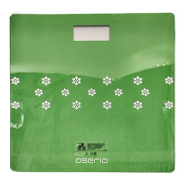 oserio 歐瑟若 電子體重計 產品型號: BNG-207  綠色  1台