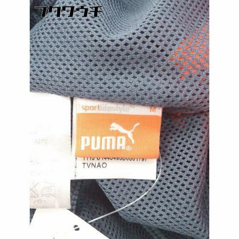 ◇ PUMA プーマ ジャージ パンツ サイズM ネイビー オレンジ系