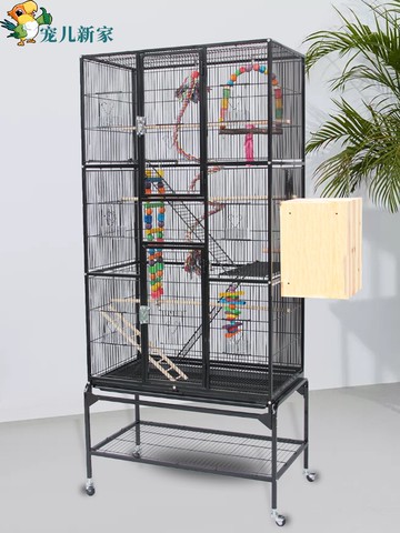 新款豪華大型鸚鵡籠子 別墅鳥籠子 繁殖籠鳥籠大號巨型 超大特大 小山好物嚴選
