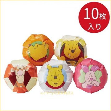 asdfkitty*日本TORUNE小熊維尼圓球飯糰包裝紙-方便拿取食用-可愛形狀刺激食慾-日本製