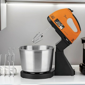 跨境歐規家用電動打奶油蛋清和面器蛋糕烘焙攪拌機打蛋器【宜家良品百貨】