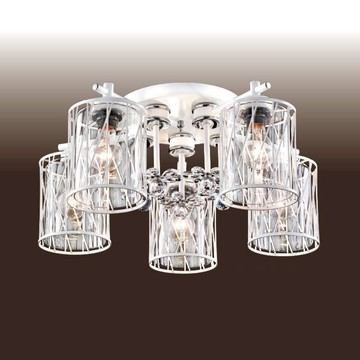 E27工業風半吸頂五燈 B20-13-63493