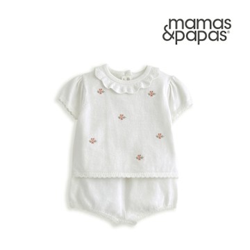 Mamas&Papas 雪地精靈-短袖針織套裝
