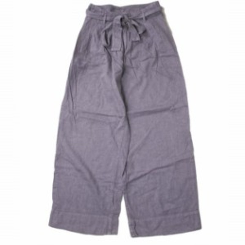 Steven Alan スティーブンアラン 日本製 BELTED 2TUCK LINEN WIDE