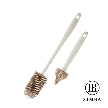 小獅王辛巴 超柔無垢白金矽膠奶瓶刷組