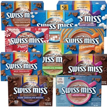 *貪吃熊* 美國 SWISS MISS 瑞士妞 香醇可可粉 Costco 好市多可可 好事多 巧克力風味粉 瑞士妹妹