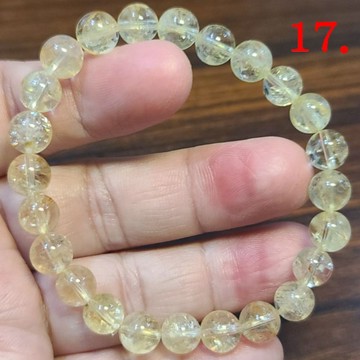 黃阿賽 阿賽斯特萊石 手鍊 手環 手珠 共生礦 膠花 8mm 天然 ❤水晶玉石特賣#R119-7