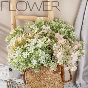 🌼梅花把束🌼 仿真梅花 小梅花葉 人造花 仿真植物 梅花束 假花 綠植裝飾 乾燥花 小雛菊 拍照道具 拍婚紗捧花 裝飾花