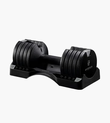 5.6kg 5段重量 可調式啞鈴(黑)