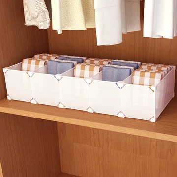 內衣收納盒襪子內褲文胸分類整理箱宿舍床上衣柜分格家用分隔盒子