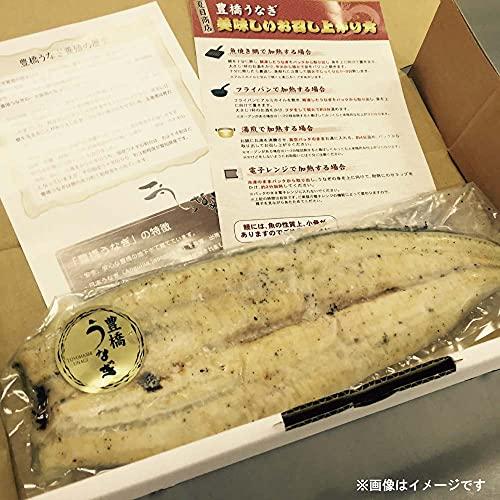 うなぎの夏目商店 国産 豊橋うなぎ 白焼き 特大181-210g×1尾 (約1.5-2人前) 岩塩付 [簡易箱]