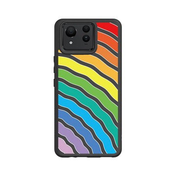 Zenfone 11 Ultra SolidSuit 黑 - Positive Vibes / 正好能量 - 彩虹漣漪