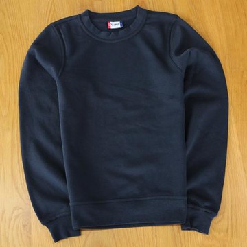 酷寶外貿 冬季潮寬松大碼圓領休閑加絨加厚套頭衫基礎衛衣外套男