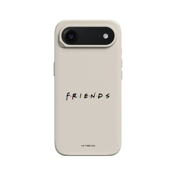 iPhone Air SolidX 貝殼灰 - Friends - 六人行Logo(黑）