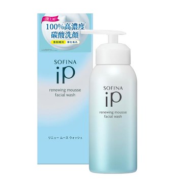 SOFINA iP瞬亮碳酸洗顏慕絲200g