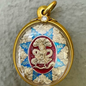 2566年 星空奇蹟巴蒂航澤度金 限量編號51 阿贊初加持 紅藍龍牙 阿巴嘎白銅 招財轉運保平安