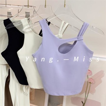 水滴鏤空瑜伽背心女 新款防震美背運動內衣普拉提健身上衣瑜伽服