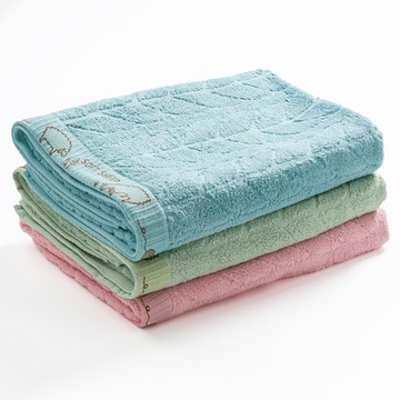 台灣製毛巾 羊毛衫圖案綿羊浴巾 68x137cm  達興織造