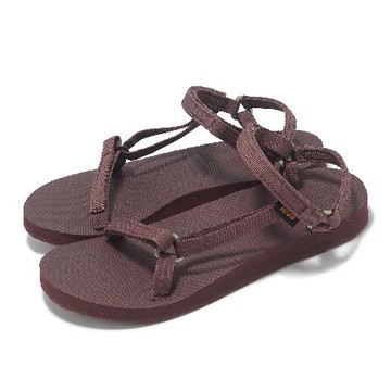 US6=23CM Teva 涼鞋 W Original Universal Slim 女鞋 蘭姆紅 再生織帶 細帶 支撐 速乾 1150110RUM