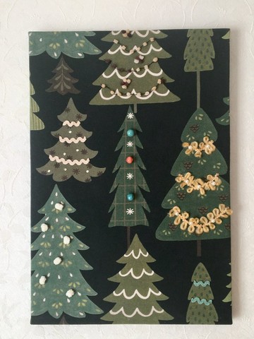 聖誕拼貼畫...裝飾板尺寸 36 × 24.5 公分