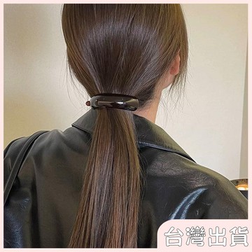 ✨臺灣出貨✨【飾飾如意】韓式醋酸簡約氣質高馬尾扣夾後腦勺髮夾頭飾扭扭香蕉夾橫夾頂夾