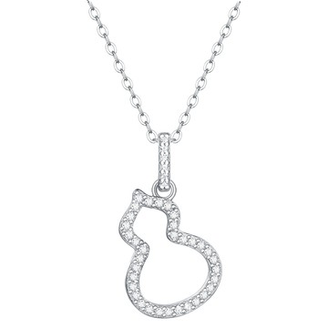 CF Diamond 莫桑鑽項鍊  滿鑽款  B0801 幸運