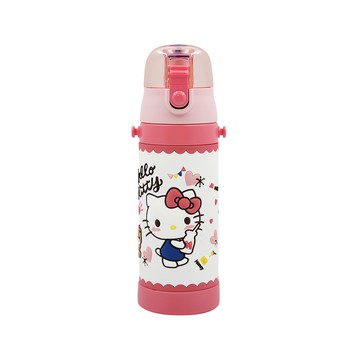 Skater 彈蓋直飲 不鏽鋼 保冷水壺  Hello Kitty  480ml  1個