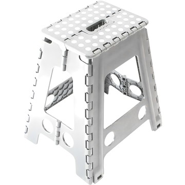 Kazt 多用途緊湊型折疊椅凳 XL  淺灰  1個