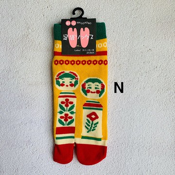 足袋襪 兩趾襪-N人形娃娃-日本和心WAGOKORO品牌 踝襪