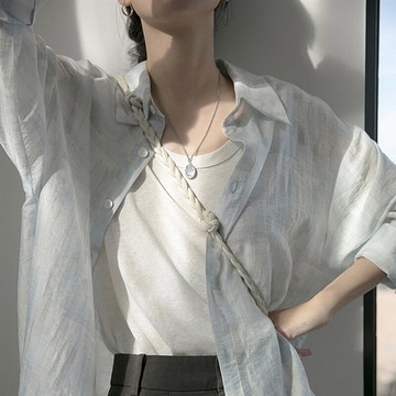 雪紡開衫防曬衣女防紫外線透氣2022夏季寬松韓版上衣長袖薄款外套
