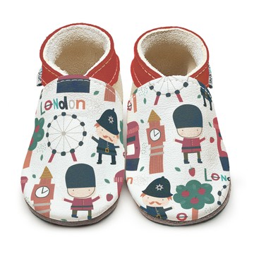 英國Inch Blue - 真皮手工寶寶鞋-英倫風情