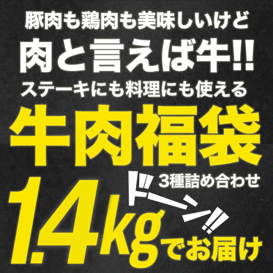 50％OFFで6,980円 送料無料 1キロ以上の ステーキ 福袋 ステーキ ×３種 リブロース 肩ロース BBQ ブロック 牛肉 牛 内祝い 2023 お取り寄せ グルメ