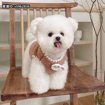熱賣🔥免運新品刷毛保暖馬甲狗狗衣服小型犬秋冬天加厚比熊泰迪法鬥貓咪寵物衣服寵物衣服貓咪衣服狗狗衣服兔子衣服
