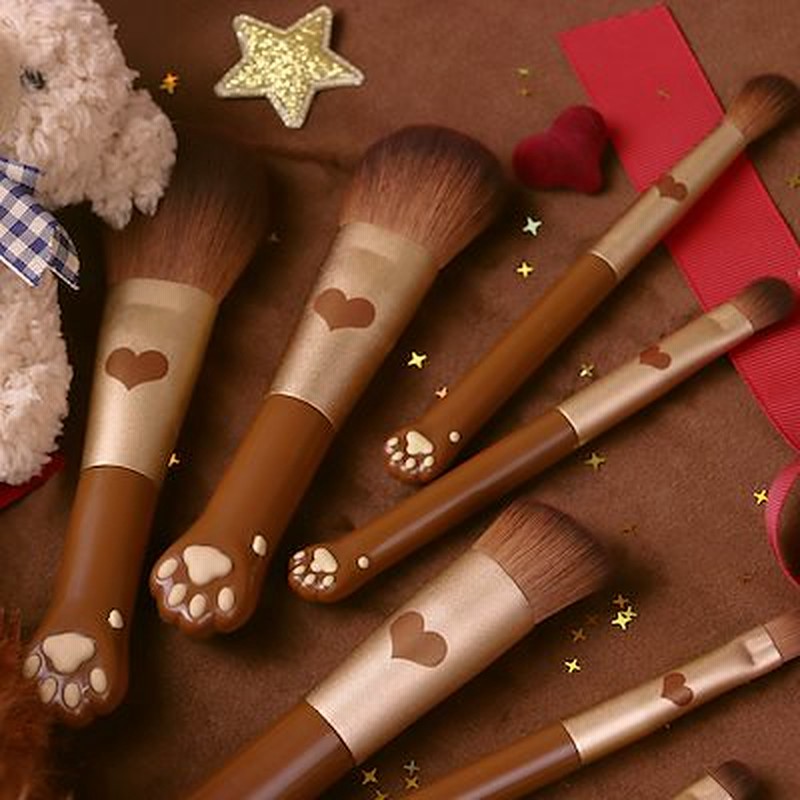 Flower Knows 花知晓 柔らかい化粧筆セットメイク道具 特許取得済みのチタンクリスタルワイヤー ミニ猫の爪化粧ブラシ 携帯性 超かわいい 通販 Lineポイント最大1 0 Get Lineショッピング
